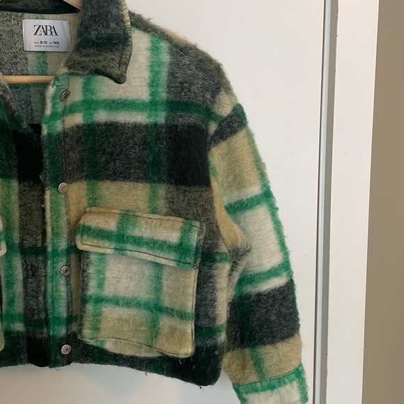 Zara Cropped Wool jacket - Picture 3 of 3